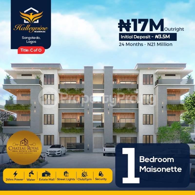 1 bedroom House for sale Halleyvine Residence Sangotedo Ajah Lagos