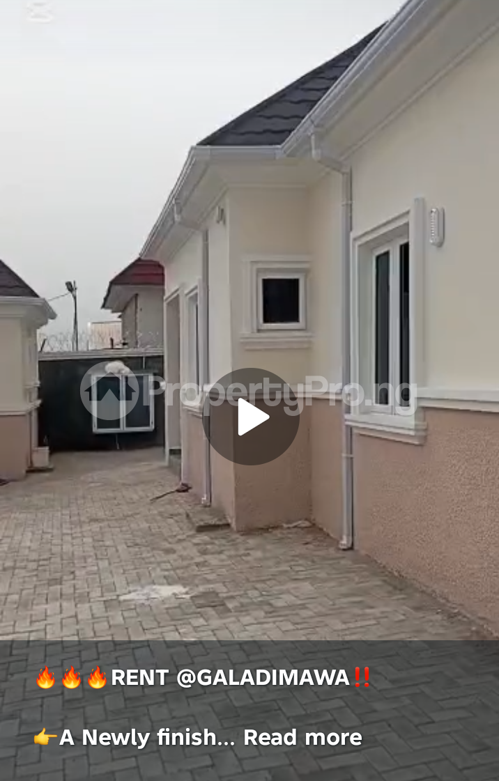 2 bedroom House for rent Pengasson 3 Estate Galadimawa Galadimawa Abuja