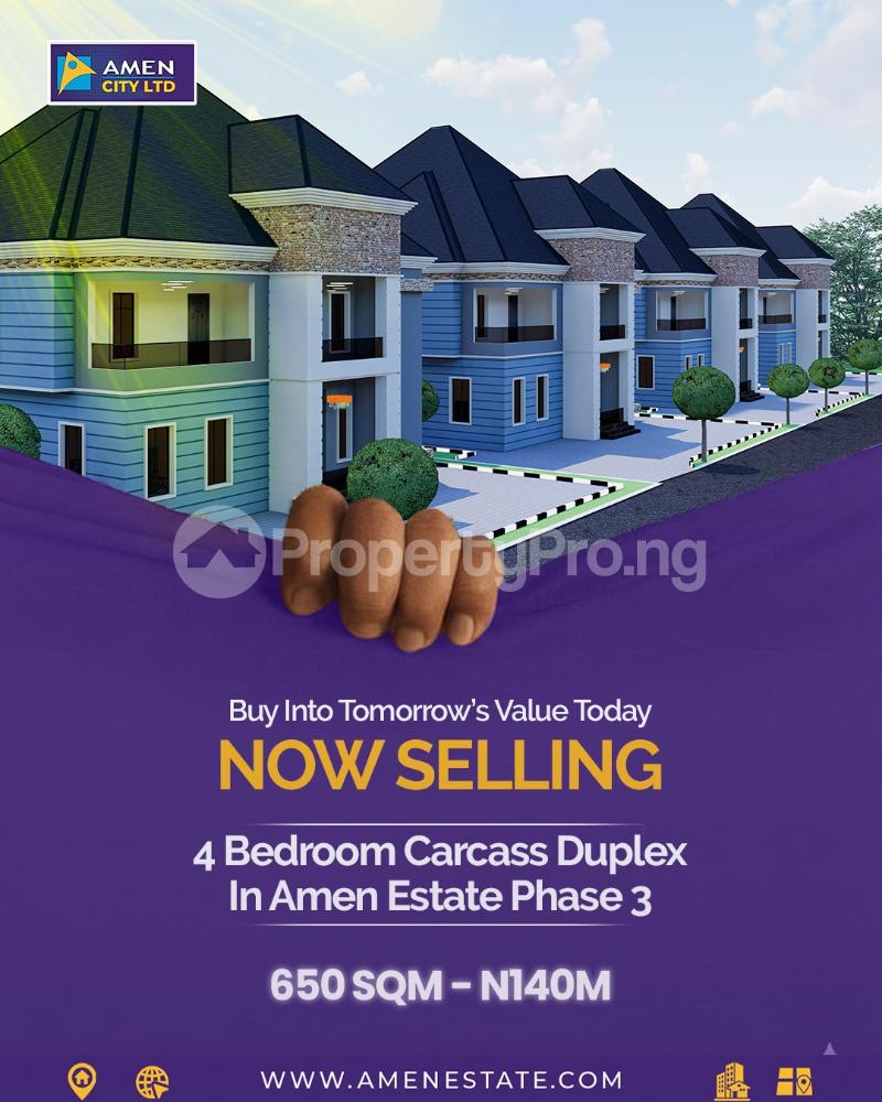 4 bedroom House for sale Amen Estate 3 Eleko Ibeju-Lekki Lagos