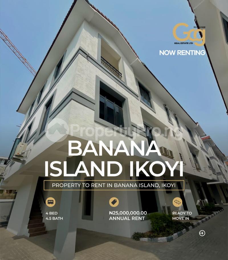 4 bedroom House for rent Banana Island Ikoyi Lagos
