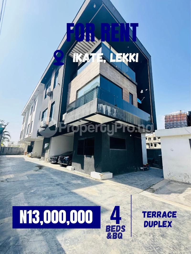 4 bedroom House for rent 4 Bedroom Terrace For Rent Ikate Lekki Lagos