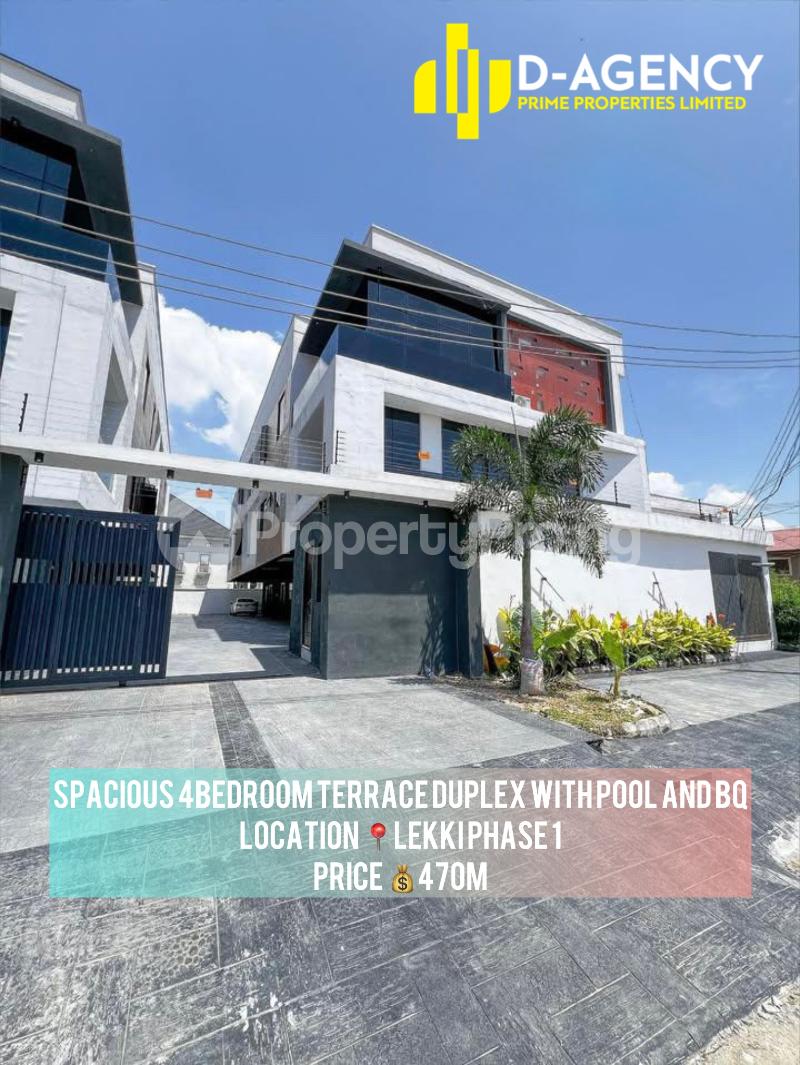 4 bedroom House for sale Lekki Phase 1 Lekki Lagos