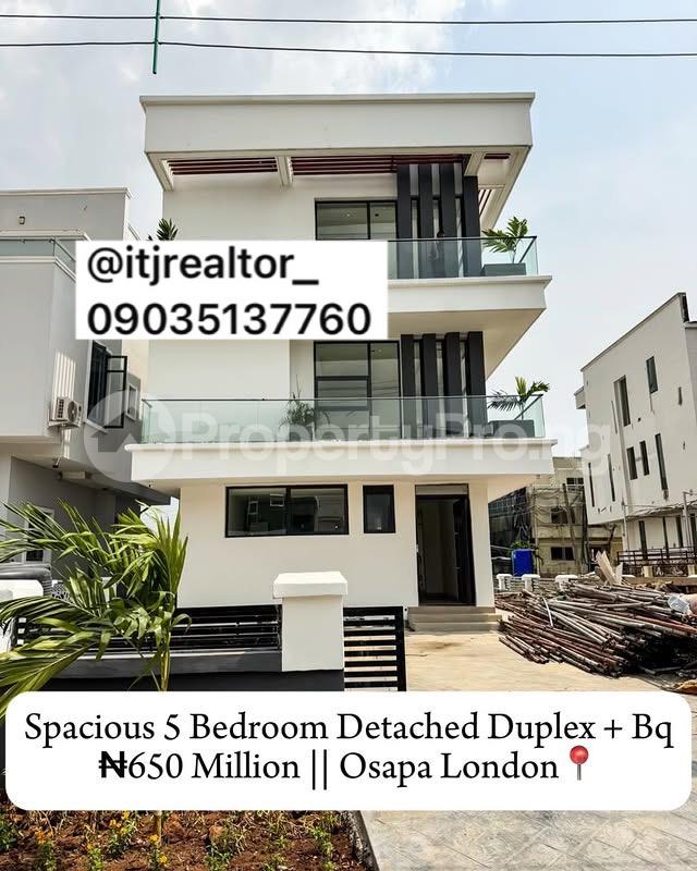 5 bedroom House for sale Osapa london Lekki Lagos