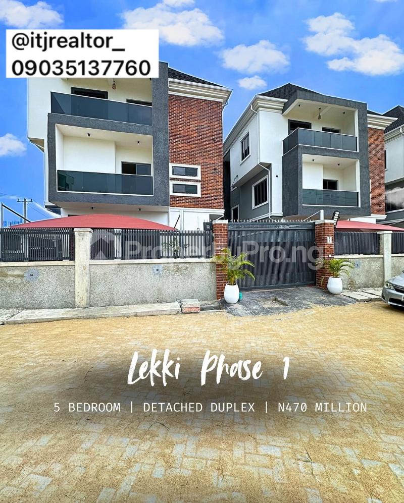 5 bedroom House for sale Lekki Phase 1 Lekki Lagos