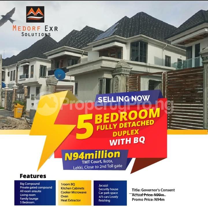 5 bedroom House for sale Tmt Court, Ikota, Lekki Close To Chevron 2nd Toll Gate Ikota Lekki Lagos