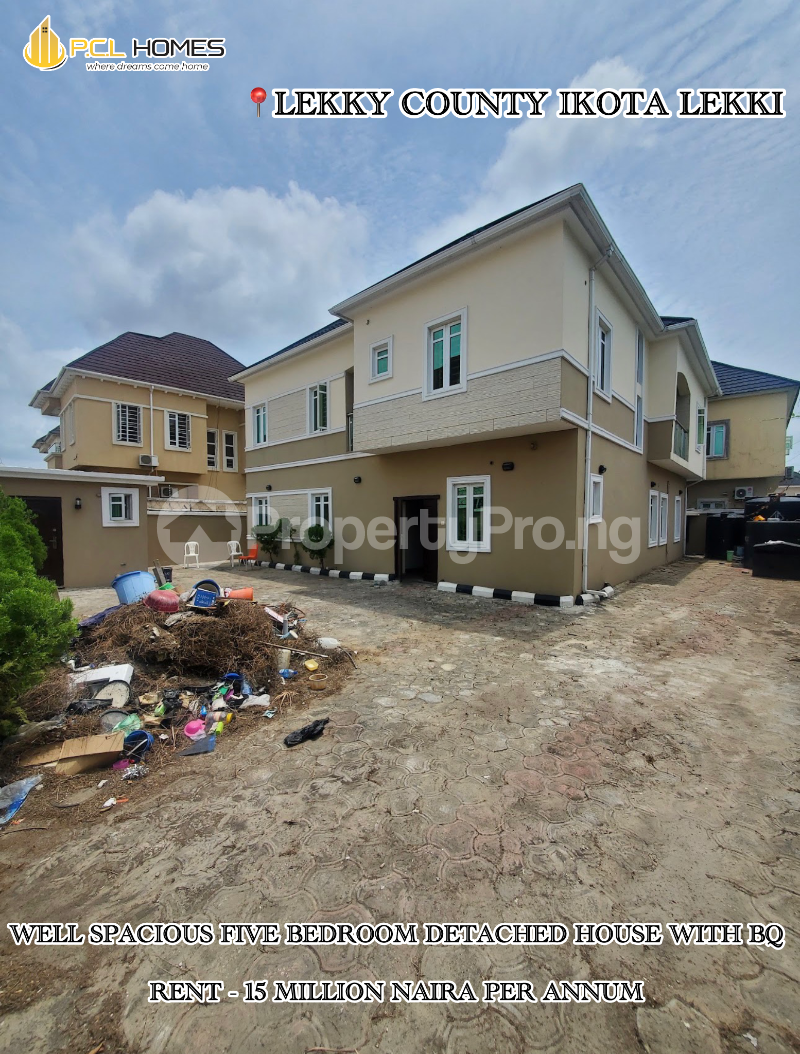 5 bedroom House for rent Lekky County Ikota Lekki Lekki Phase 2 Lekki Lagos