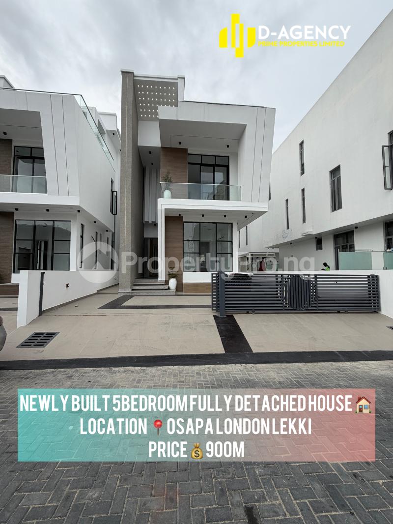 5 bedroom House for sale Osapa london Lekki Lagos