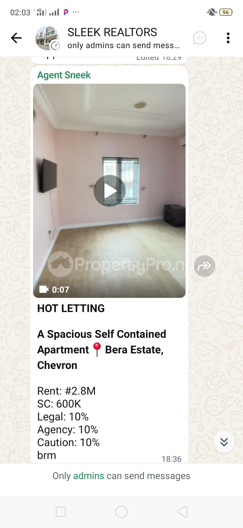 1 bedroom Flat / Apartment for rent Bera Estate Chevron Lekki Lagos