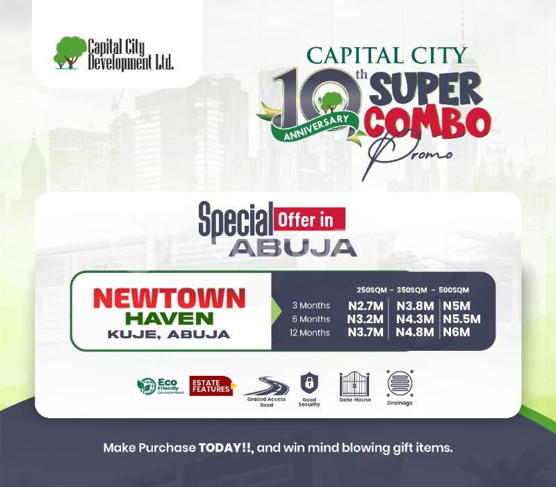 Land for sale Kuje/ Newtown Haven Estate/omega Fire Ministries Hq Kuje Abuja