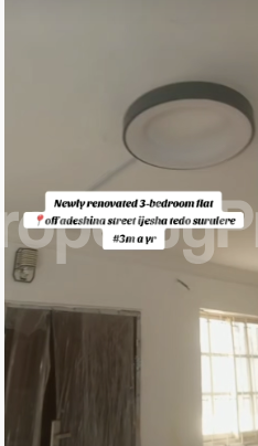 3 bedroom House for rent Ijesha Surulere Lagos