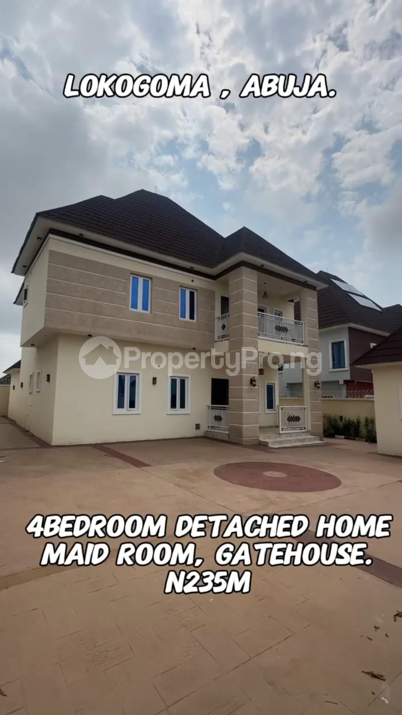 4 bedroom House for sale Close To Ipent 3 Lokogoma Abuja