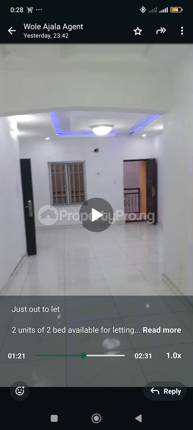 2 bedroom House for rent Divine Estate Off Ago Palace Way Okota Amuwo Odofin Amuwo Odofin Lagos