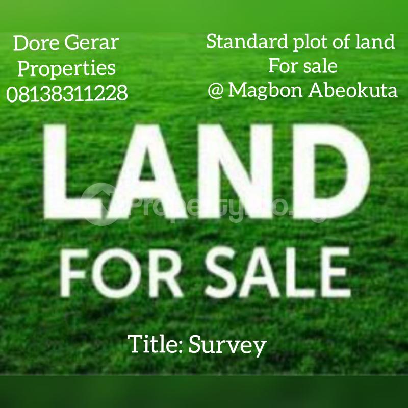 Land for sale Magbon Abeokuta Ogun