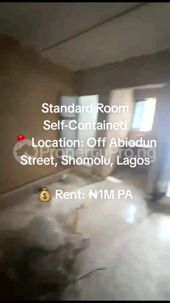 1 bedroom Flat / Apartment for rent Off Abiodun Street Shomolu Lagos Shomolu Shomolu Lagos