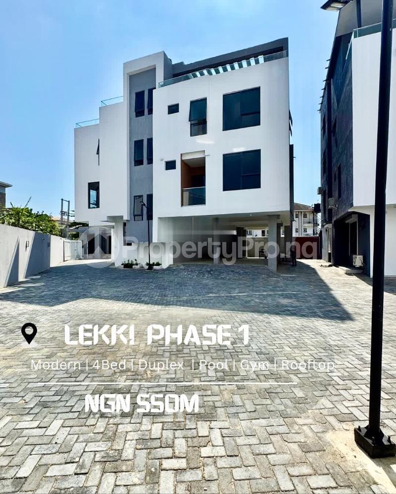 4 bedroom House for sale Lekki Phase 1 Lekki Lagos