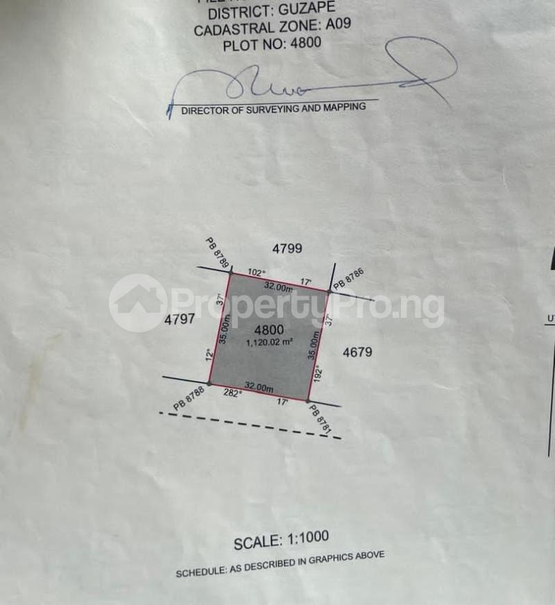 Land for sale Main Guzape Abuja