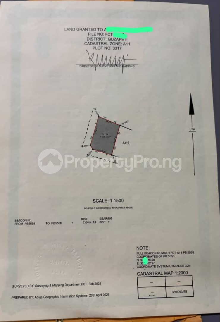 Land for sale Guzape 2 Guzape Abuja - 0
