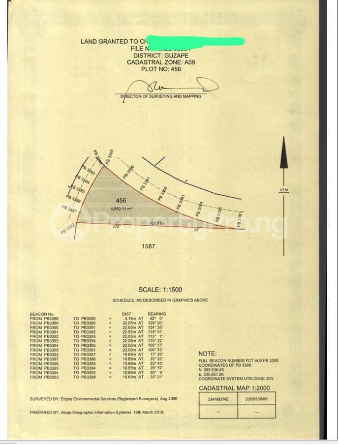 Land for sale Main Guzape Abuja
