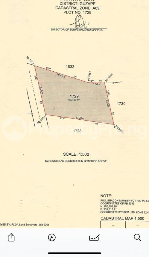 Land for sale Guzape Abuja Guzape Abuja
