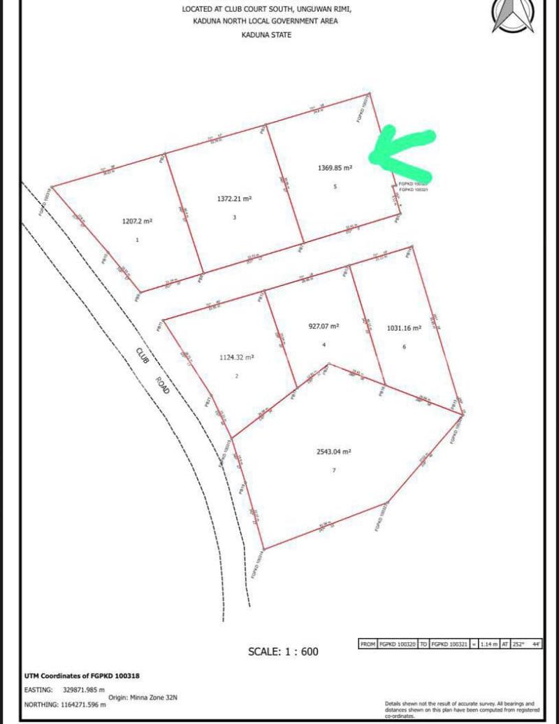 Land for sale Off Club Road Angwan Rimi Kaduna North Kaduna