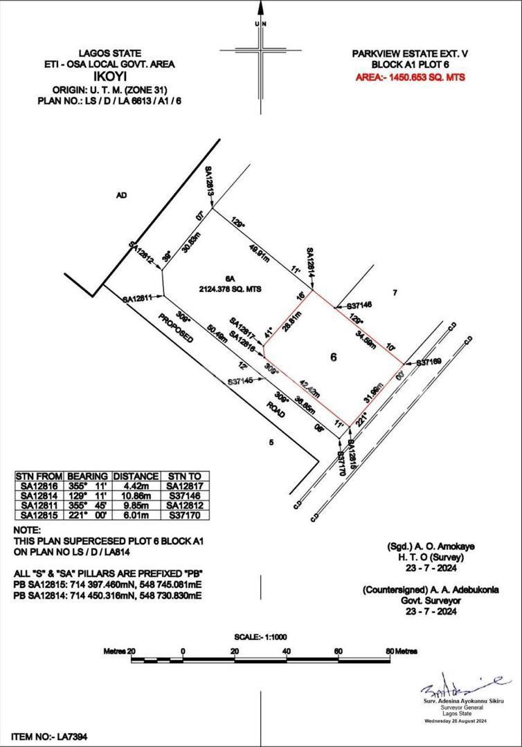 Land for sale Awolowo Road Ikoyi Lagos