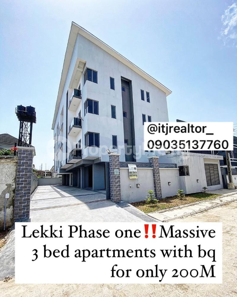 3 bedroom House for sale Lekki Phase 1 Lekki Lagos