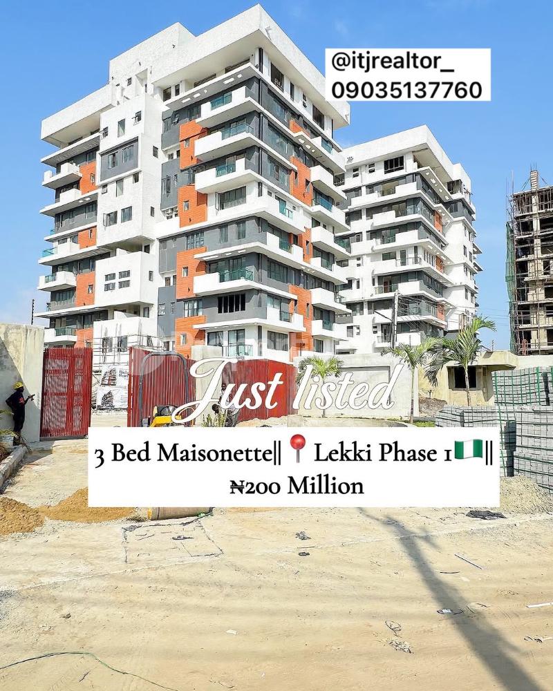 3 bedroom House for sale Lekki Phase 1 Lekki Lagos