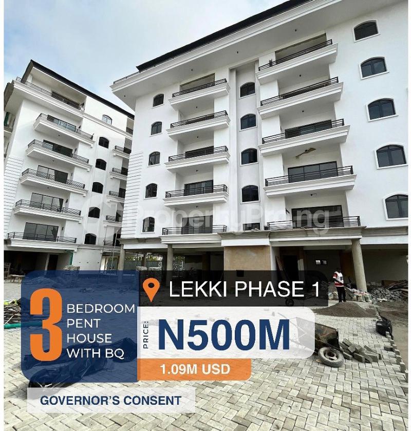 3 bedroom House for sale Lekki Phase 1 Lekki Lagos