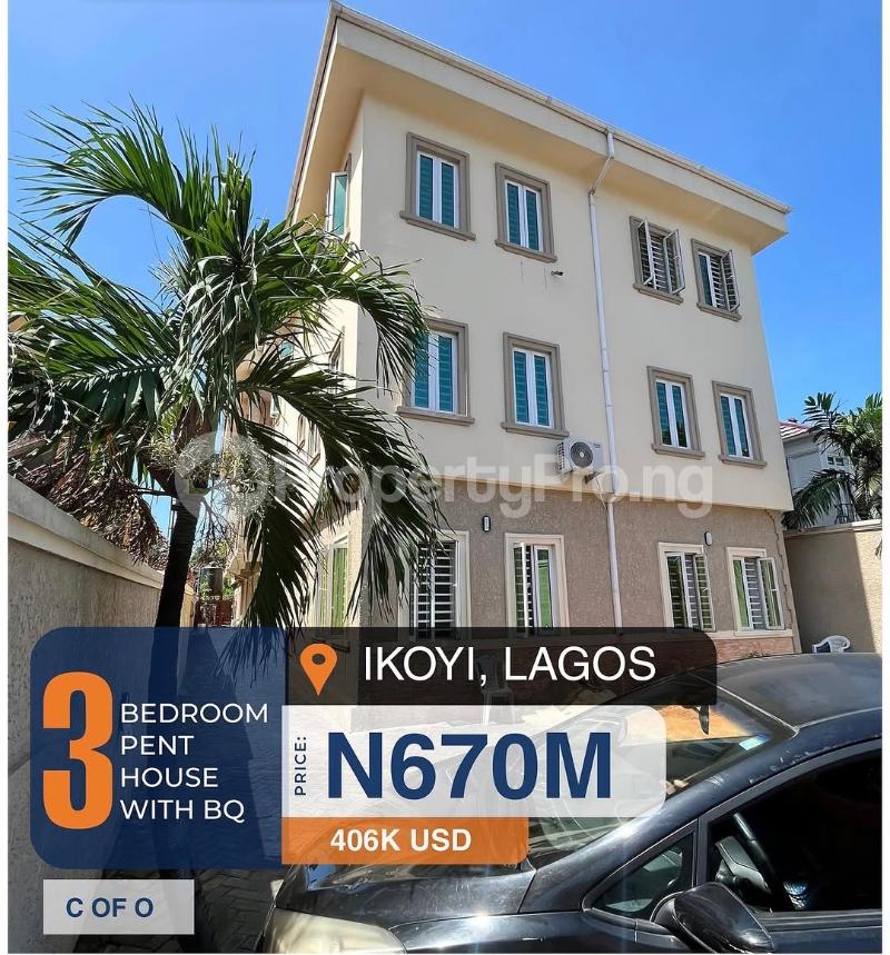 3 bedroom House for sale Ikoyi Lagos