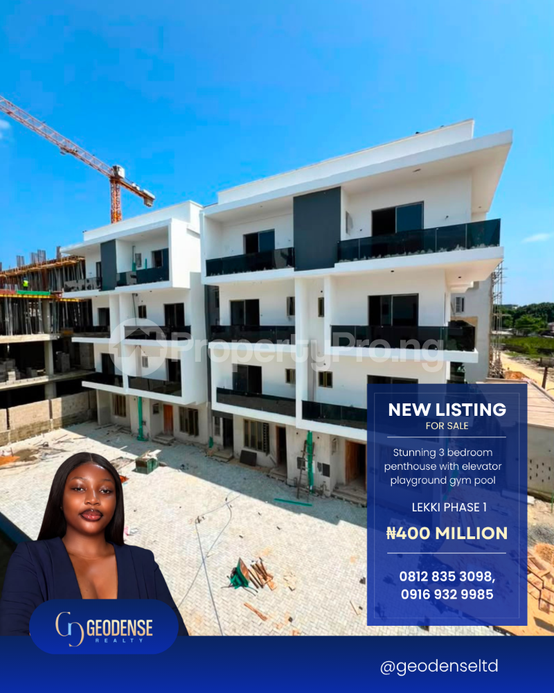 3 bedroom Flat / Apartment for sale Lekki Phase 1 Lekki Lagos