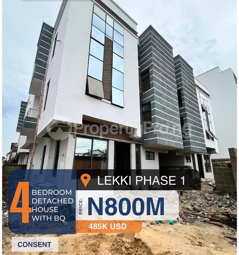 4 bedroom House for sale Lekki Phase 1 Lekki Lagos