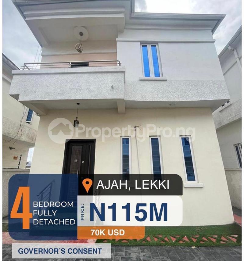 4 bedroom House for sale Ajah Lagos