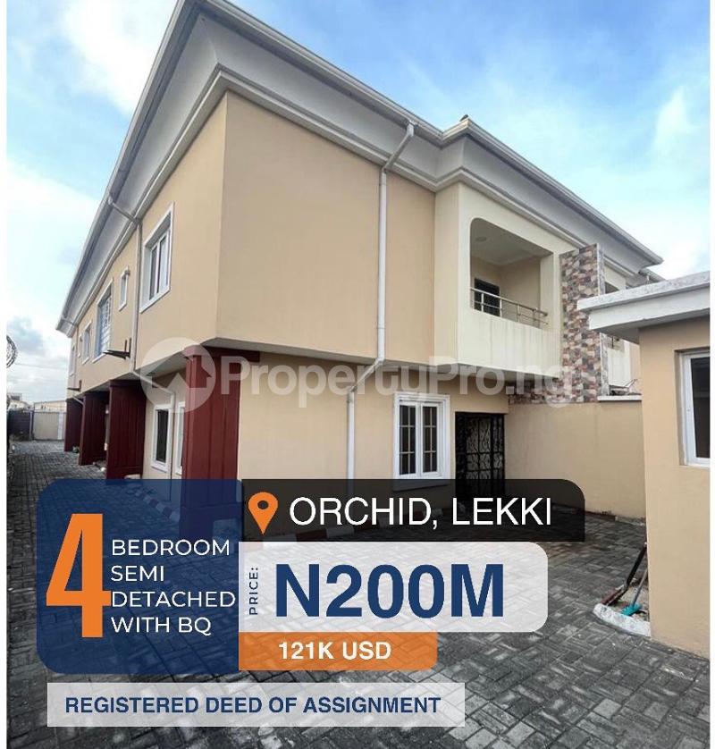4 bedroom House for sale orchid Lekki Lagos