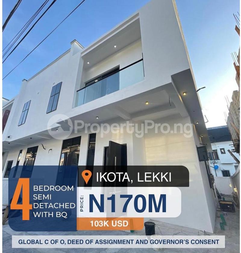 4 bedroom House for sale Ikota Lekki Lagos