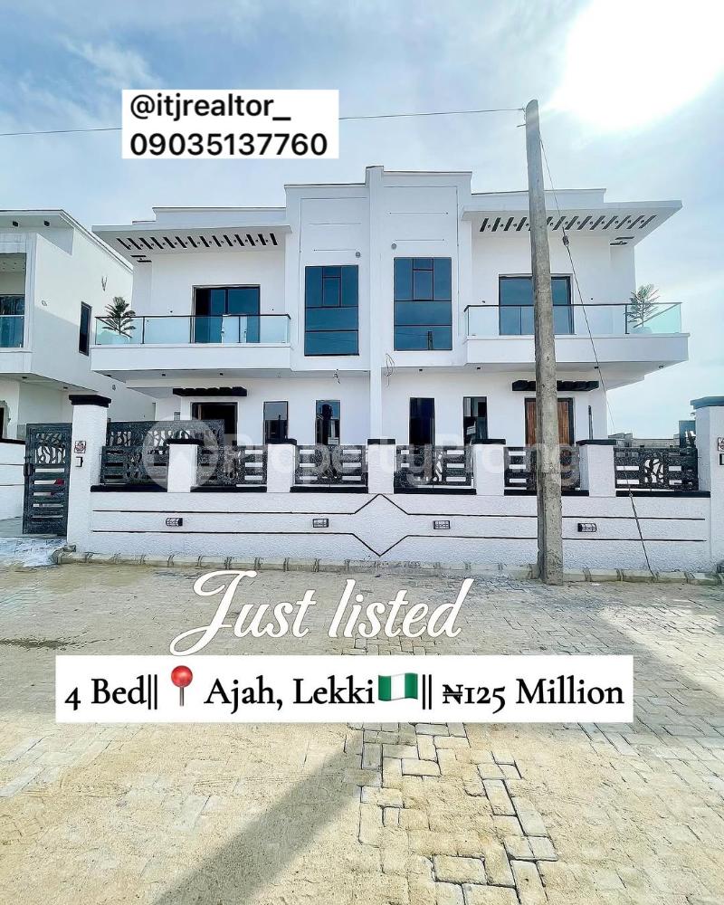 4 bedroom House for sale Ajah Lagos