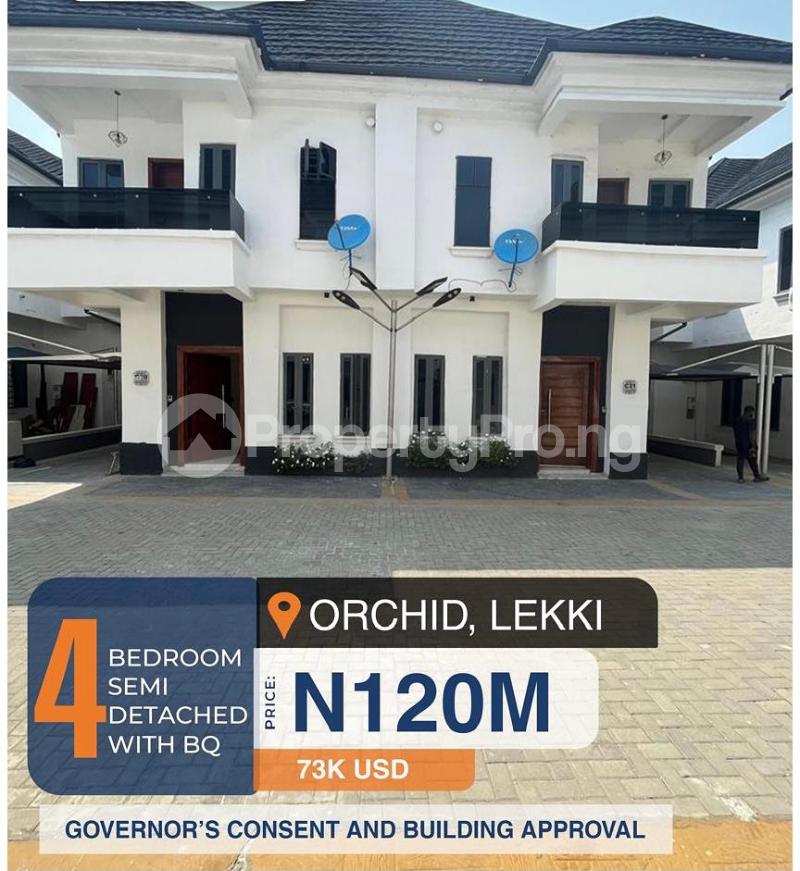 4 bedroom House for sale orchid Lekki Lagos