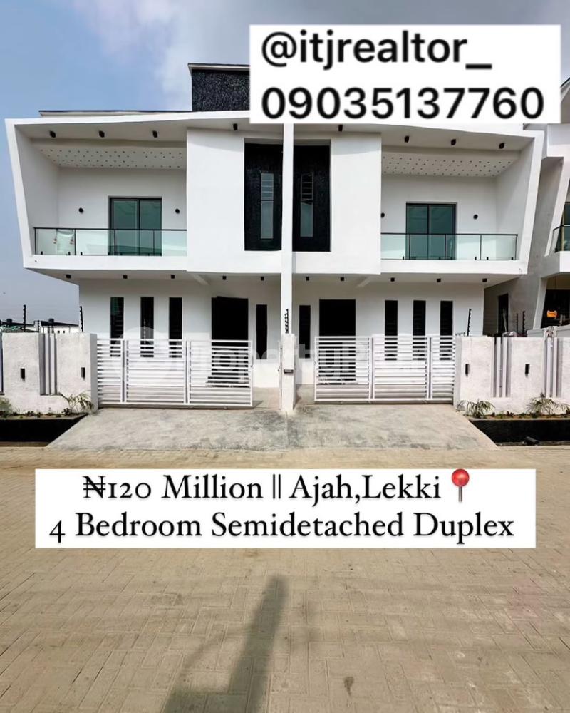 4 bedroom House for sale Ajah Lagos
