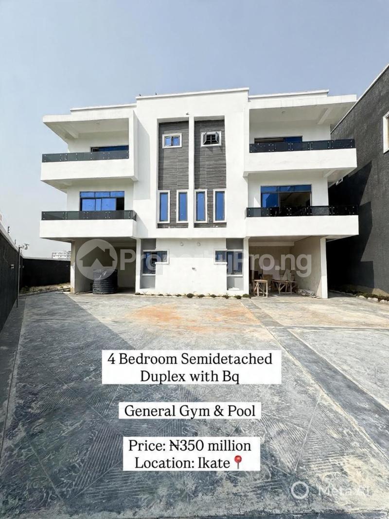 4 bedroom House for sale Ikate Lekki Lagos