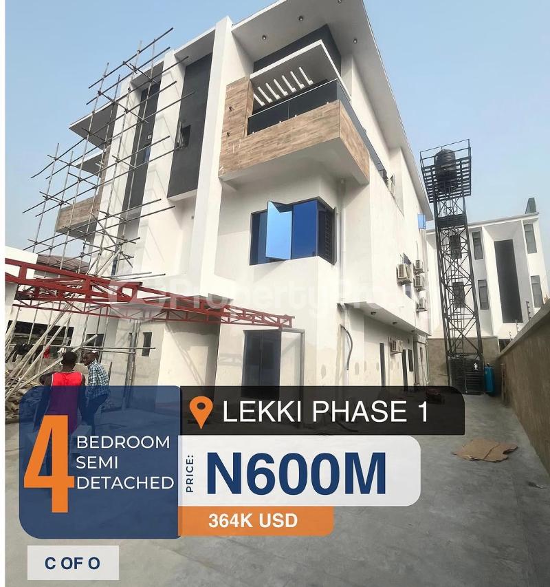 4 bedroom House for sale Lekki Phase 1 Lekki Lagos