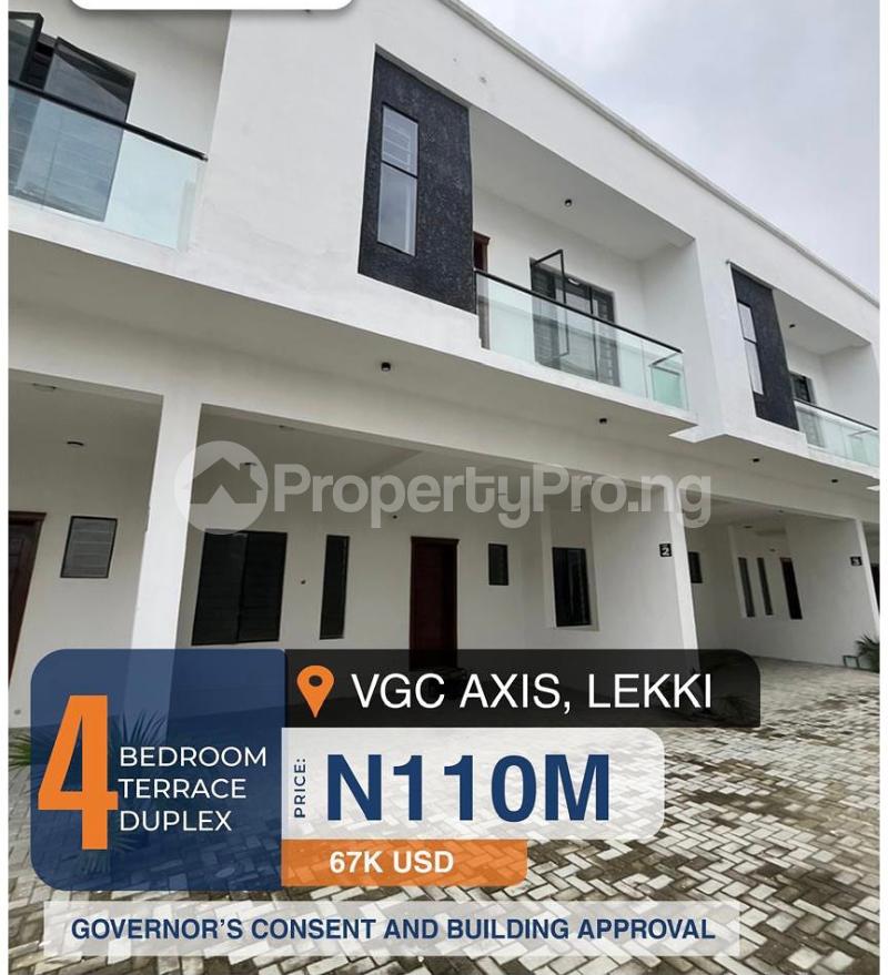 4 bedroom House for sale VGC Lekki Lagos