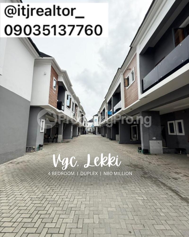 4 bedroom House for sale VGC Lekki Lagos