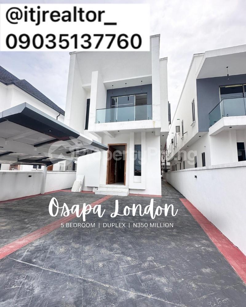 5 bedroom House for sale Osapa london Lekki Lagos