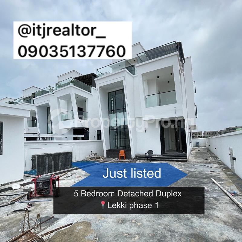5 bedroom House for sale Lekki Phase 1 Lekki Lagos