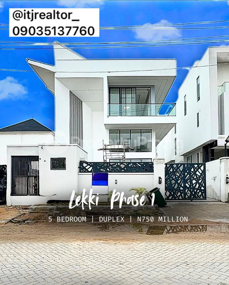 5 bedroom House for sale Lekki Phase 1 Lekki Lagos