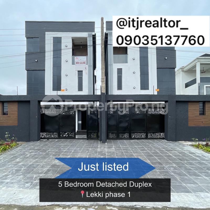 5 bedroom House for sale Lekki Phase 1 Lekki Lagos