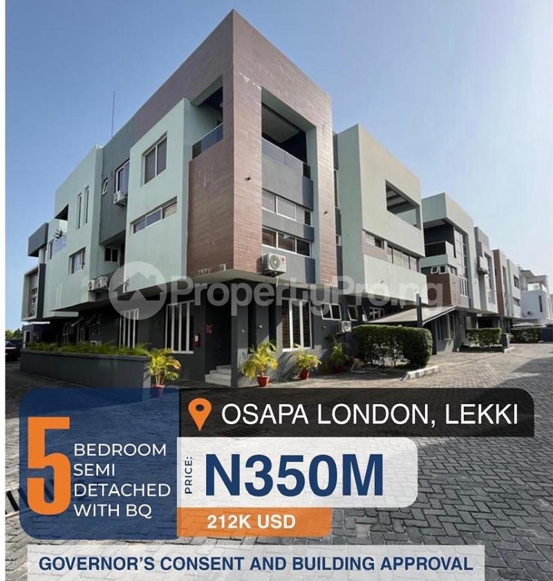 5 bedroom House for sale Osapa london Lekki Lagos