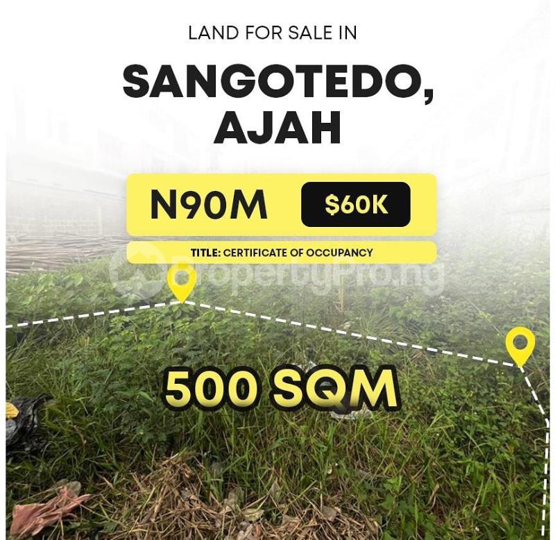 Land for sale Sangotedo Ajah Lagos