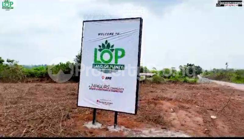 Land for sale Land Of Plenty, Ketu Epe Lagos - 0