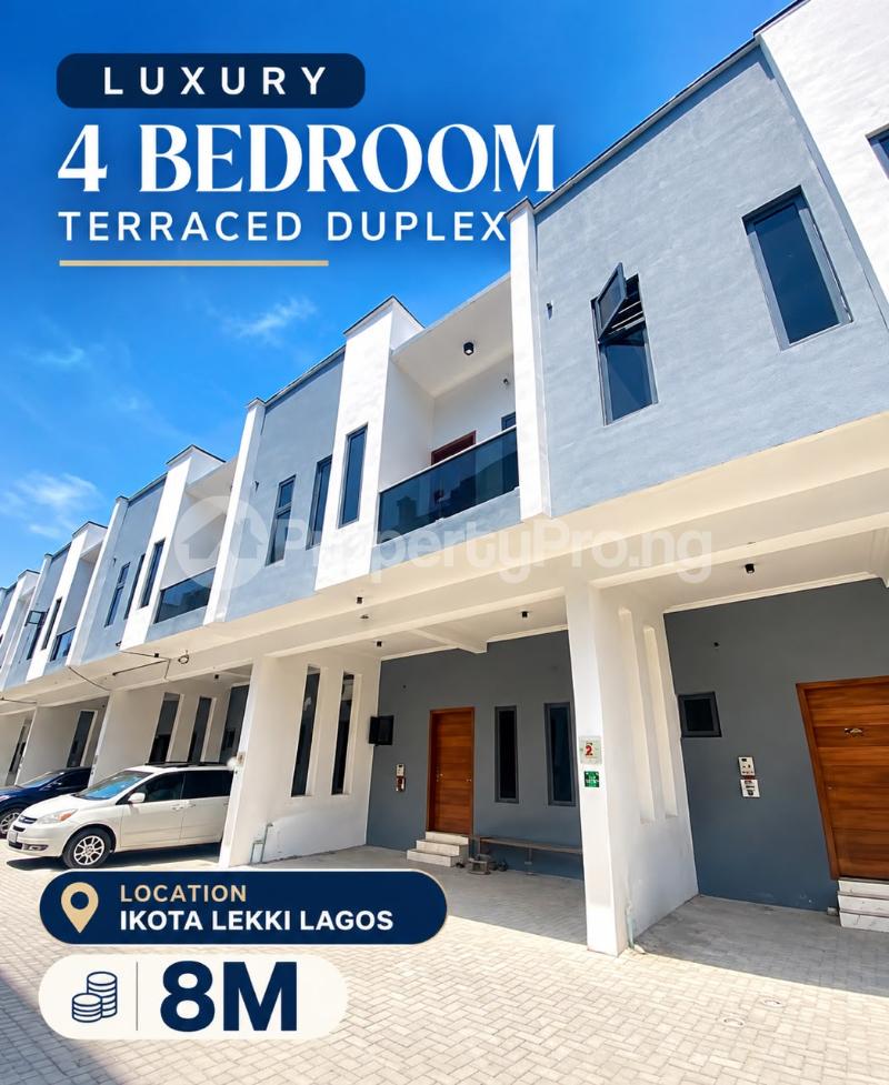 4 bedroom House for rent Gra Estate Ikota Lekki Lagos