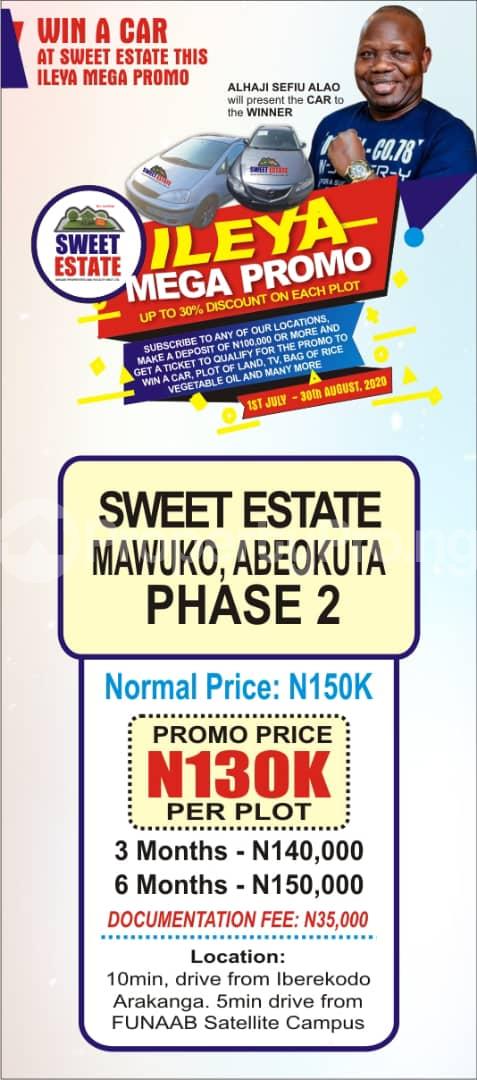 Land for sale Mawuko After Funaab Mawuko Abeokuta Ogun - 0